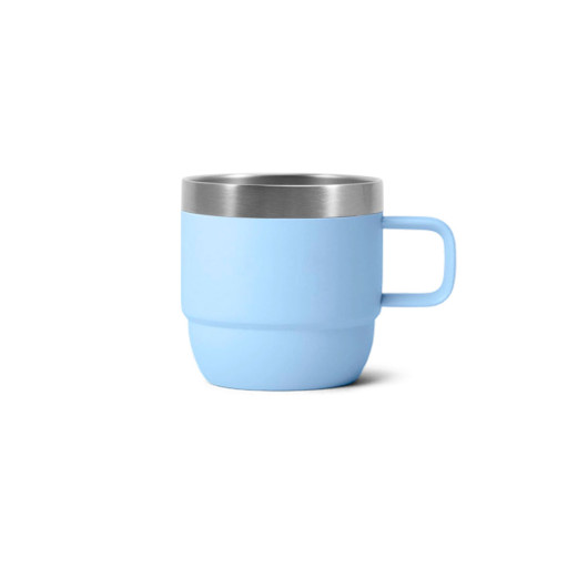 Stackable Stainless Steel Mugs Light Blue